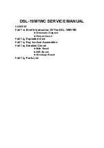 Preview for 2 page of Daewoo DSL19M1WC Service Manual