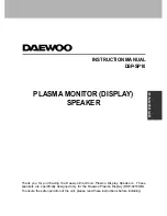 Preview for 3 page of Daewoo DSP-4210GM Instruction Manual