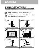 Preview for 6 page of Daewoo DSP-4210GM Instruction Manual