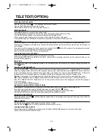 Preview for 22 page of Daewoo DTA-1420ME Instruction Manual