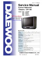 Preview for 1 page of Daewoo DTA - 14C4TFF Service Manual