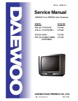 Daewoo DTA-20 T1 Service Manual preview