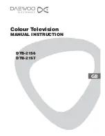 Preview for 1 page of Daewoo DTB-21S6 Manual Instruction