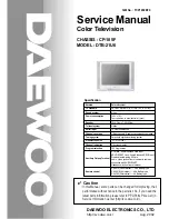 Daewoo DTB-21U6 Service Manual preview