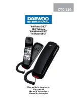 Предварительный просмотр 1 страницы Daewoo DTC-110 User Manual