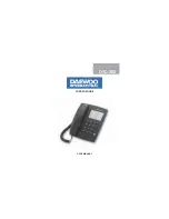 Предварительный просмотр 7 страницы Daewoo DTC-250 User	   Manual	 Manual