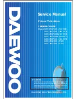 Preview for 1 page of Daewoo DTC-25G1TM Service Manual