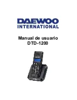 Daewoo DTD-1200 User Manual preview