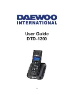 Preview for 23 page of Daewoo DTD-1200 User Manual