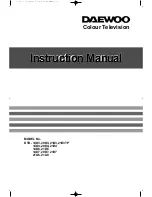 Daewoo DTD- 20D4 Instruction Manual preview