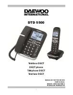 Preview for 1 page of Daewoo DTD 5500 User Manual