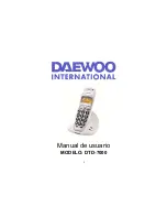 Daewoo DTD-7000 User Manual preview