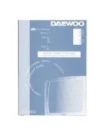 Preview for 1 page of Daewoo DTE-29 Series Setup Manual