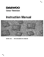 Daewoo DTE-29G3KZR Instruction Manual preview