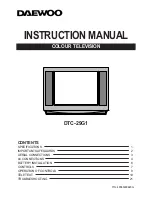 Preview for 1 page of Daewoo DTG-28 Manual Instruction