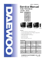 Preview for 1 page of Daewoo DTH-14V1FS Service Manual