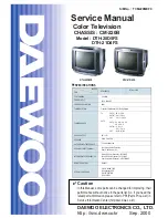 Daewoo DTH-20D5FS Service Manual preview