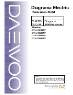 Daewoo DTH-21S7NAV Diagrama Electric предпросмотр