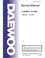 Daewoo DTH-29U3 Service Manual предпросмотр