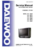 Daewoo DTJ-28A6F Service Manual предпросмотр