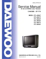 Daewoo DTL- 25G6F Service Manual предпросмотр