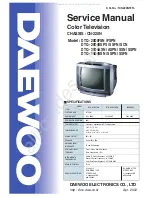 Preview for 1 page of Daewoo DTQ-14D4SSFN Service Manual