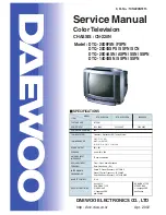 Daewoo DTQ - 14D4SSN Service Manual предпросмотр