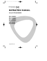 Предварительный просмотр 1 страницы Daewoo DTQ-14D4SSPM Instruction Manual