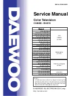 Preview for 1 page of Daewoo DTQ-14P2/P3FCG Service Manual