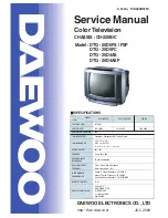 Daewoo DTQ - 20D4ASP Service Manual предпросмотр