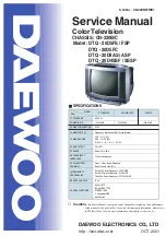 Daewoo DTQ - 20D5FS Service Manual preview