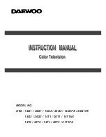 Daewoo DTQ-20T3 Instruction Manual preview