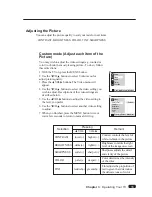 Preview for 20 page of Daewoo DTQ 25G1FC Instruction Manual