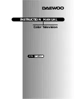 Daewoo DTQ 27U8SC Instruction Manual preview