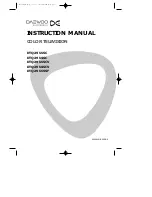 Daewoo DTQ-29M5SSFV Instruction Manual предпросмотр