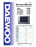 Daewoo DTQ-29U9FS Service Manual предпросмотр