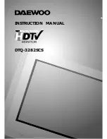 Preview for 1 page of Daewoo DTQ-3282SCS Instruction Manual