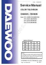 Предварительный просмотр 1 страницы Daewoo DTR-1420ME Service Manual