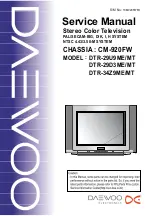 Daewoo DTR-29D3ME Service Manual preview