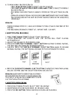 Preview for 21 page of Daewoo DTR-400 User Manual