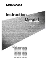 Предварительный просмотр 1 страницы Daewoo DTR Series Instruction Manual