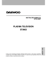 Preview for 1 page of Daewoo DTS-42ST Instruction Manual