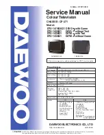 Daewoo DTU-14 Service Manual предпросмотр