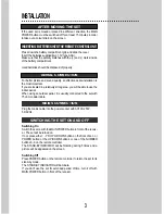 Предварительный просмотр 4 страницы Daewoo DTU-14D3 Instruction Manual