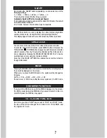 Предварительный просмотр 8 страницы Daewoo DTU-14D3 Instruction Manual