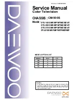 Daewoo DTU-14XX AT Service Manual preview