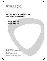 Daewoo DUA-3270GB Instruction Manual preview