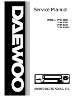 Daewoo DV-F46/26N Service Manual preview