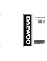 Daewoo DV-F562 Series Service Manual preview