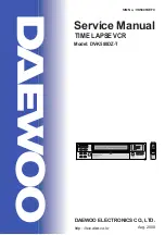 Preview for 1 page of Daewoo DV-K580DZ-T Service Manual